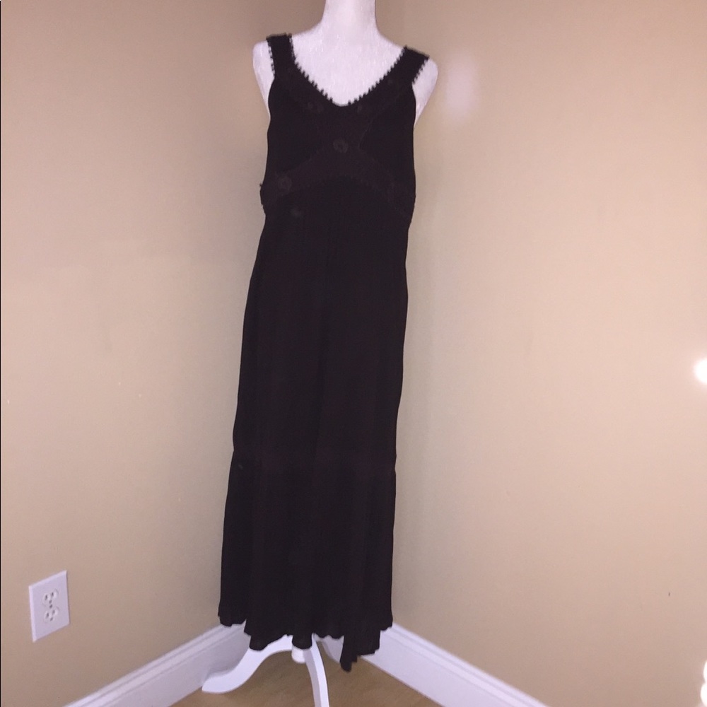 Women’s Style & Co Petite Large Chocolate  Dress